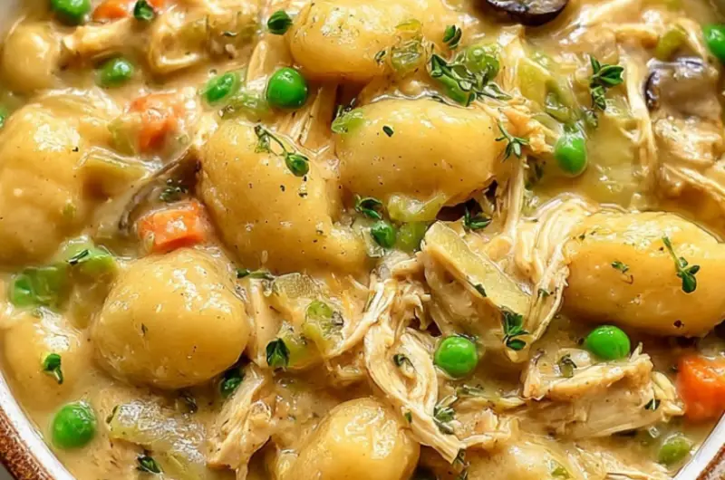 One-Pot Gnocchi Chicken Pot Pie