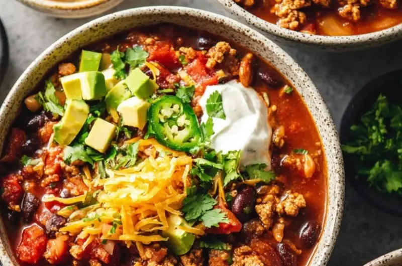 Easy Turkey Chili (That Actually Tastes Good)