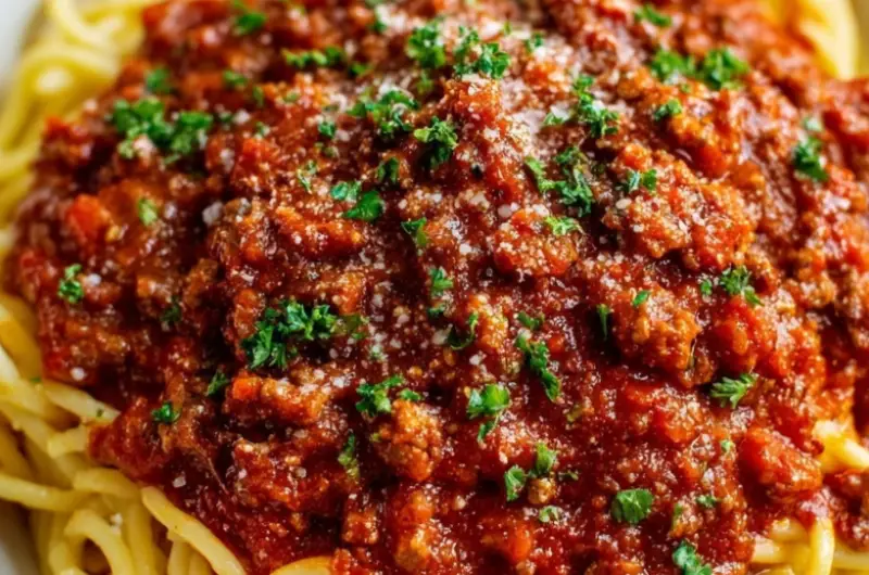 Crock Pot Spaghetti Sauce