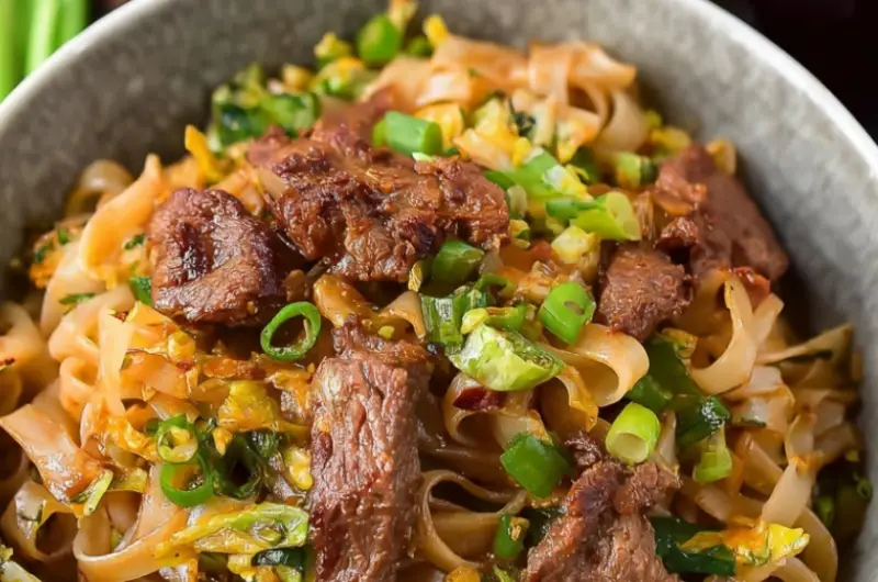 Mongolian Beef Noodle Bowls