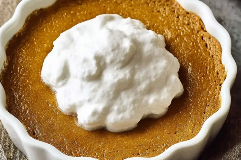 Crustless Pumpkin Pie