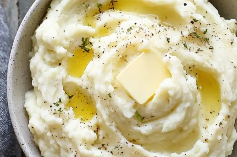 Healthy Mashed Potatoes (Potato–Cauliflower Mash)