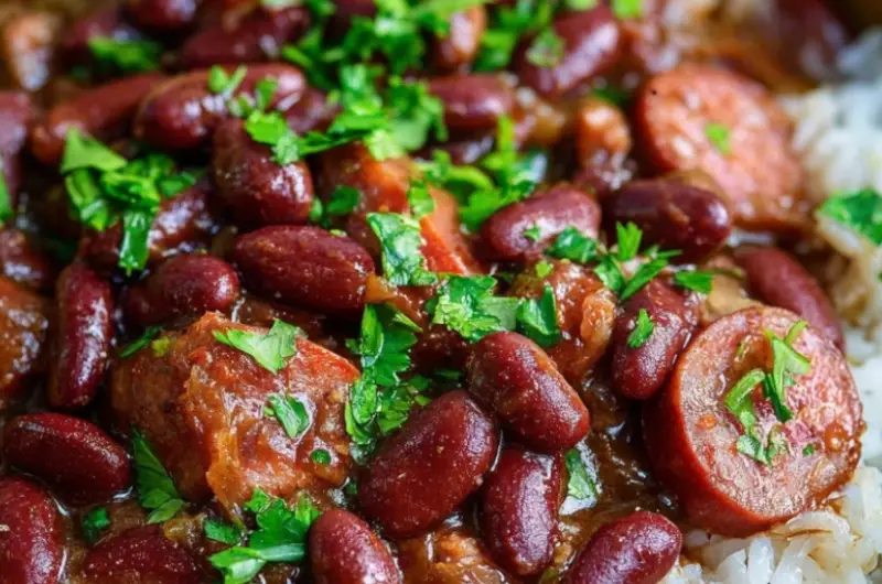 Crock Pot Red Beans and Rice