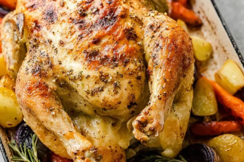 Easy Roast Chicken with Vegetables