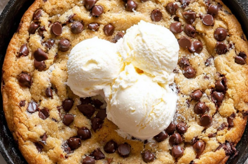 Chocolate Chip Skillet Cookie