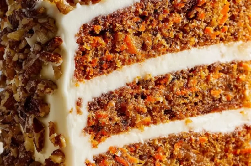 Classic Carrot Cake with Cream Cheese Frosting