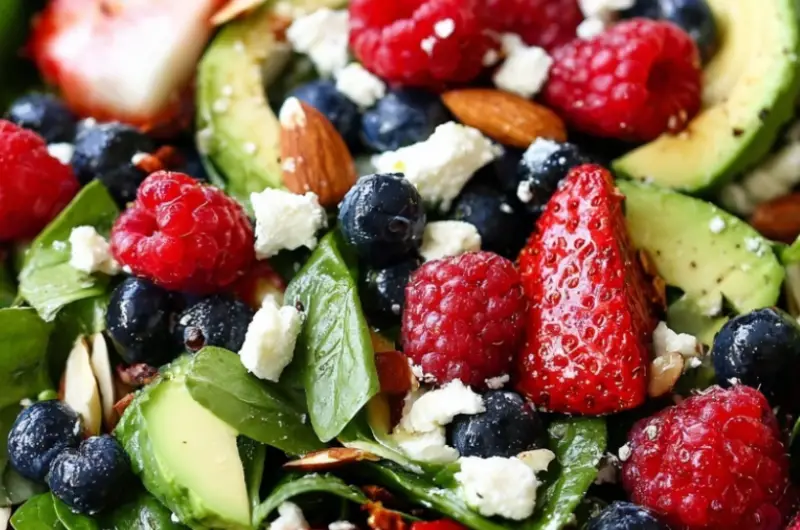 Triple Berry Summer Salad