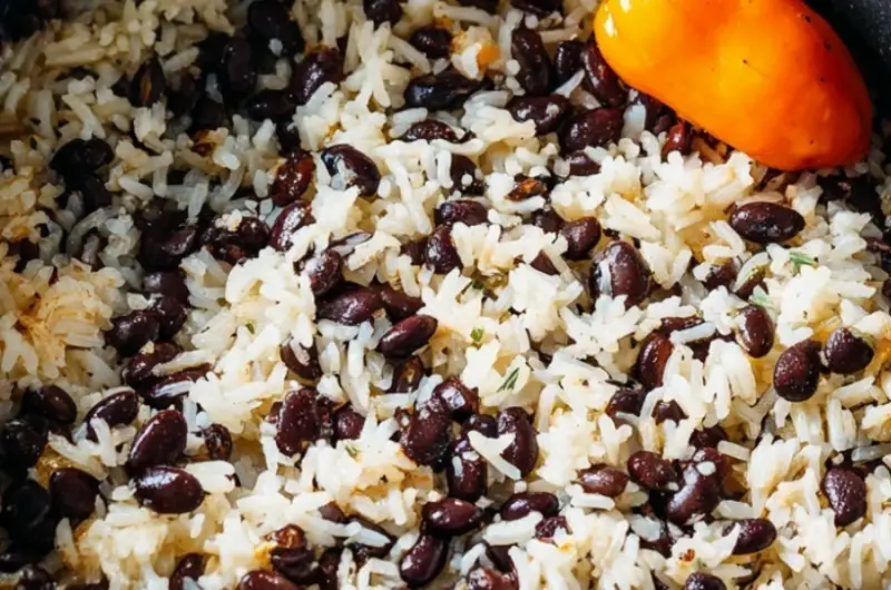 Caribbean Rice and Beans with Coconut Milk