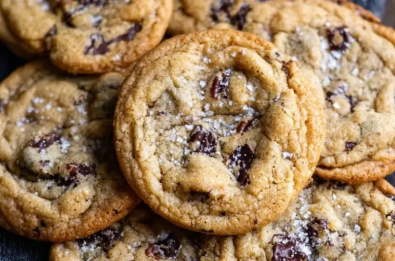 Crispy Chewy Chocolate Chip Cookies