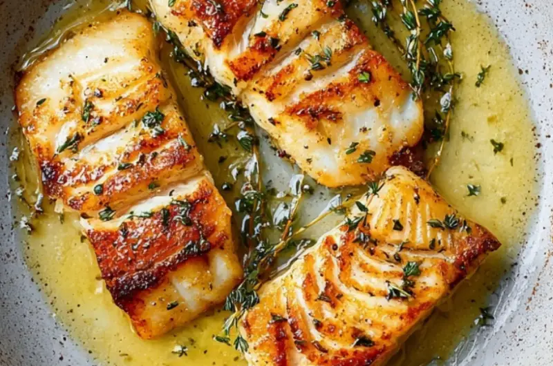 Pan-Seared Tilefish with Lemon Butter