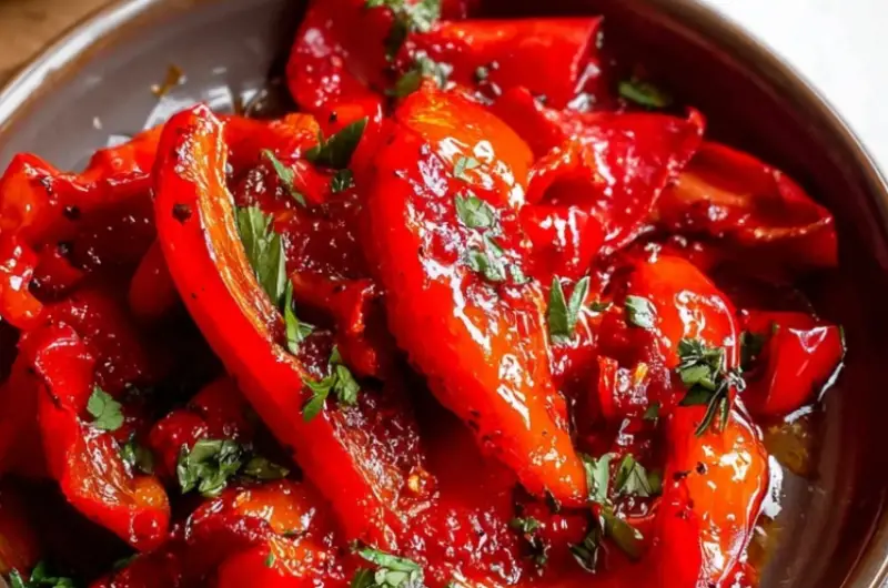 Marinated Roasted Red Peppers