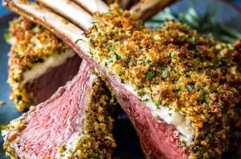 Dijon Herb-Crusted Rack of Lamb