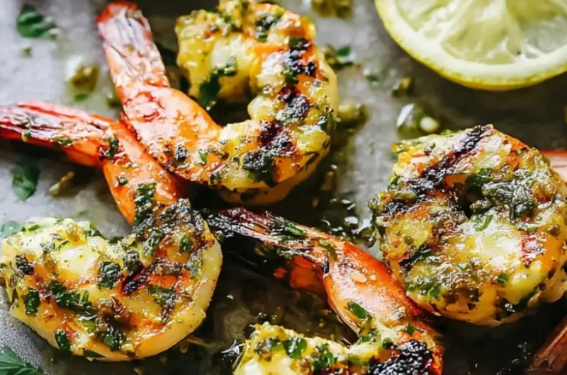 Citrus Herb Marinated Grilled Shrimp