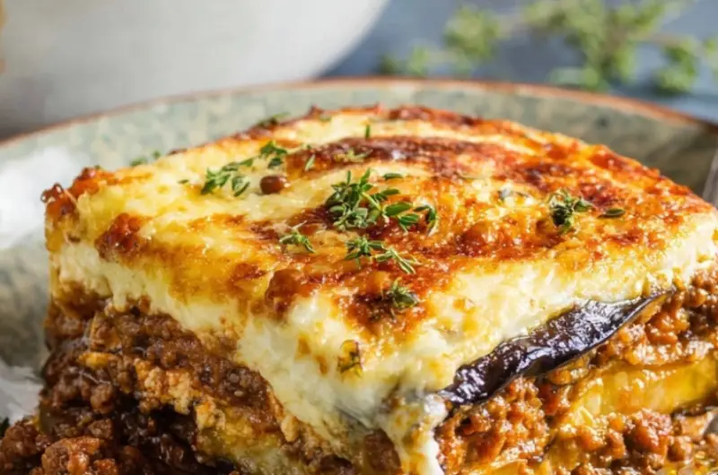 Eggplant Moussaka Recipe