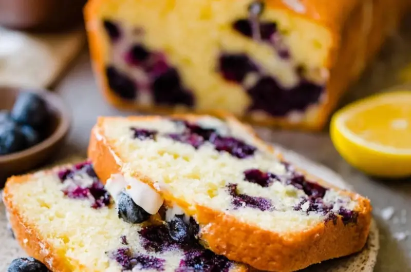 Lemon Blueberry Pound Cake